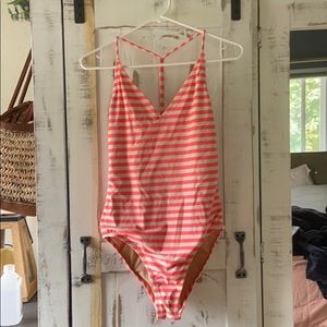 J.Crew T-Back One Piece Swimsuit